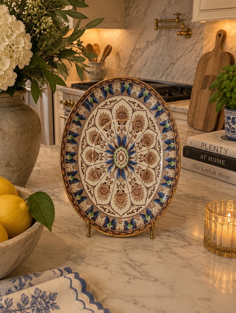 Rare, Antique, Collectable From The 1800's Brownfield & Son Platter